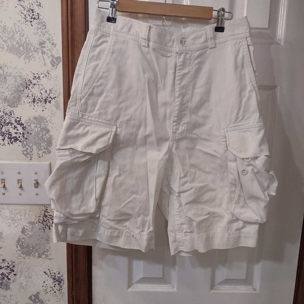 White Ralph Lauren Polo chino shorts
